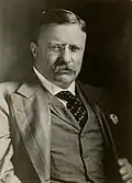 Theodore Roosevelt, président des États-Unis (depuis 1901).