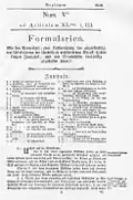 Page des formulaires