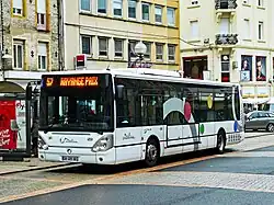 Citelis arborant la livrée Citéline de 2008 à 2015.
