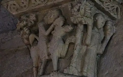 Samson terrassant le lion.