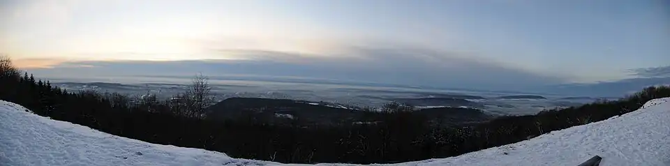 Panorama vu du sommet du Salbert.