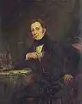 Thomas Brunton en 1832 (inventeur de liaison clouté, câble de chaîne marine), ami de l'artiste