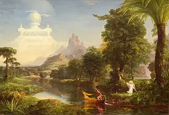 Thomas Cole, Le Voyage de la vie : Jeunesse.