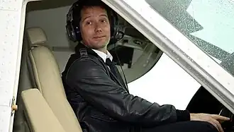 À bord d'un vol humanitaire pour Aviation sans frontières, sur un Cessna 208 Caravan.
