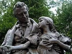 Thomas Hopkins Gallaudet et Alice Cogswell, Université Gallaudet, Washington, (1889)
