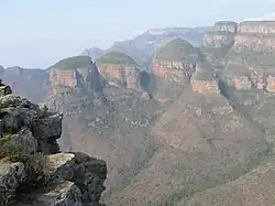 Three Rondavels du Blyde River Canyon.