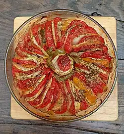 Tian Tomates - Poivrons- Courgettes- Oignons.