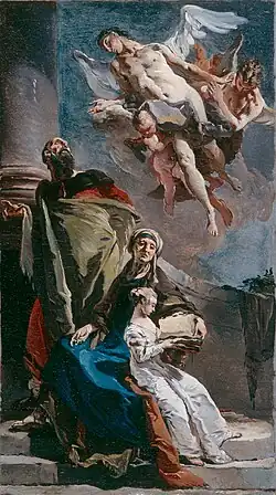 Giambattista Tiepolo, L'Éducation de la Vierge, vers 1720-1722.