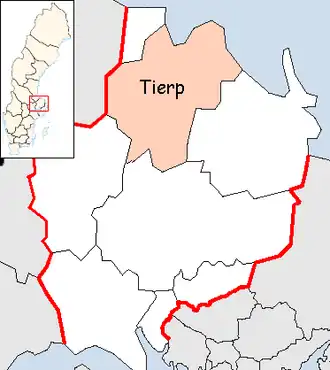 Localisation de Tierp