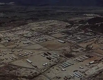 Camp Thunderbolt the Division base camp, Qui Nhon, en août 1968.