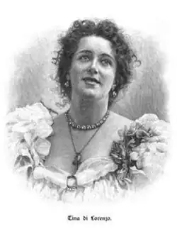 Tina Di Lorenzo, Illustrierte Zeitung, 1898.