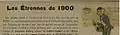 Publicité dans le journal «&nbsp;Le Rire&nbsp;», n° 268, 23 décembre 1898.