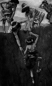 Joseph jeté dans la fosse