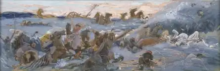 Les Égyptiens sont détruits.