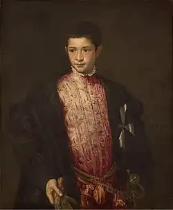 Titien, Portrait de Ranuccio Farnese, 1542.