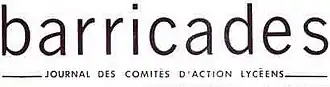 Image illustrative de l’article Barricades (journal)