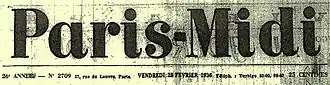 Image illustrative de l’article Paris-Midi