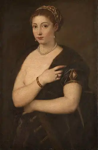 Femme à la fourrure1576, Vienne