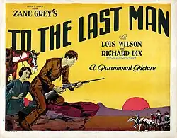 Description de l'image To the Last Man lobby card.jpg.