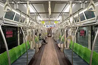 Intérieur de la rame (série 2020).