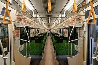 Intérieur de la voiture "Q Seat" (série 6020).