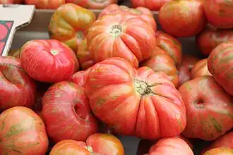 Tomates cœur de bœuf.