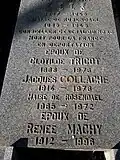 Tombe de Jacques Collache au cimetère de Rosendaël