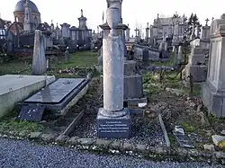 La tombe du général Vandamme au cimetière de Cassel.