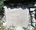 Tombe de Grieder près du col de la Madeleine