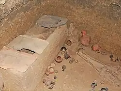 Tombe dans le cimetière punique de Palerme