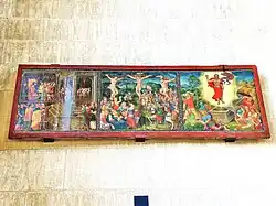 Triptyque dans l'église Notre-Dame.