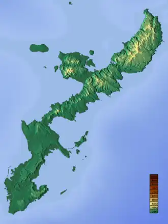(Voir situation sur carte : île Okinawa)