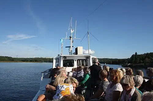 Le M/S Kungshatt en route.