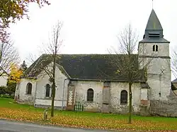 L'église, façade sud.