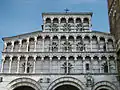 Façade de la cathédrale de Lucques