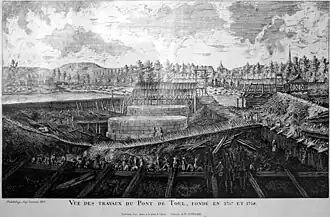 construction du pont.