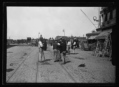 Entretien des voies en 1899