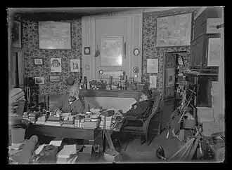 Eugène Trutat et Caroline en 1898.