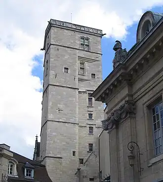 La tour Philippe le Bon du palais des ducs de Bourgogne.