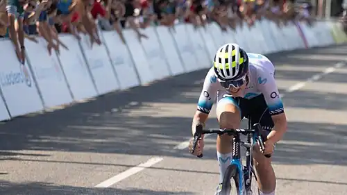 Emma Norsgaard filant vers la victoire à Blagnac