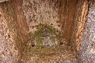 Intrados de la voûte.