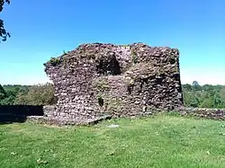 Vue d'ensemble depuis l'ancienne cour du château.