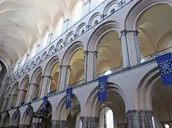 Élévation à quatre niveaux, cathédrale de Tournai.