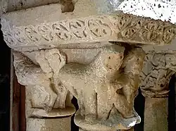 Chapiteau de la salle capitulaire