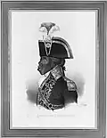 Toussaint Louverture, homme politique haïtien (1743-1803) ; portrait de Nicolas-Eustache Maurin, François Delpech.