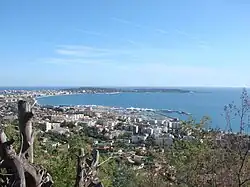 Vue du Golfe Juan