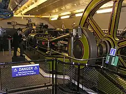 La machinerie d'origine.