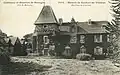 Le manoir de Kerhuic au début du XXe&nbsp;siècle (carte postale).