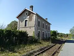 La voie en direction de Bergerac.
