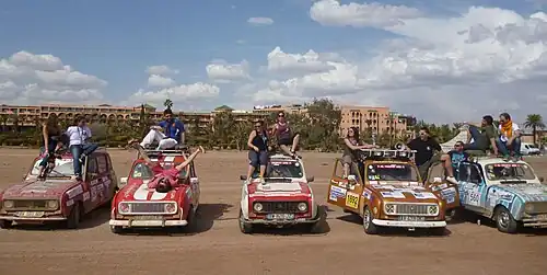 Un groupe de participants arrivés à Marrakech.